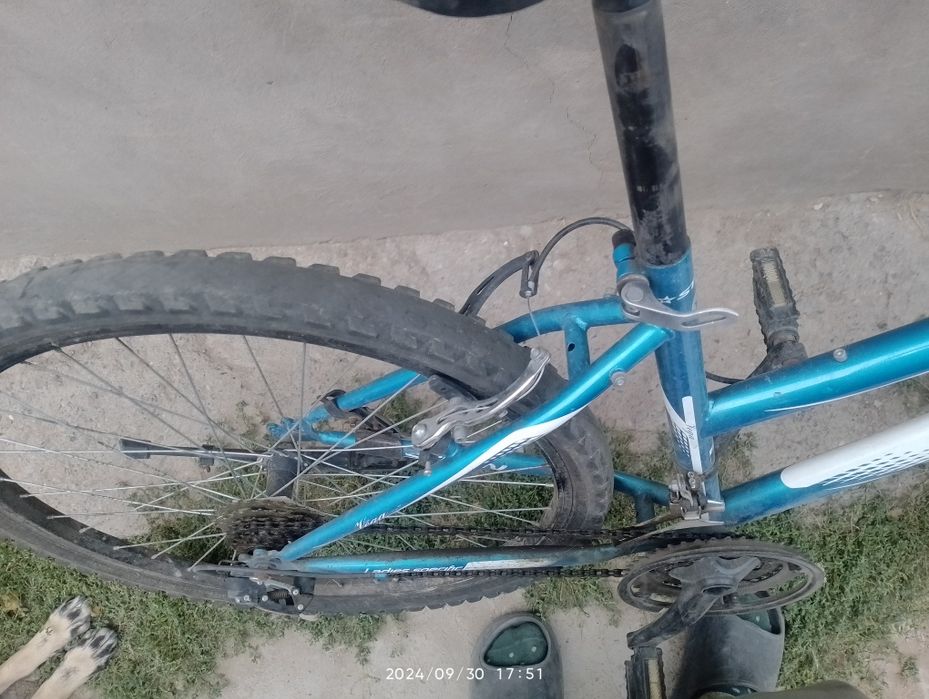 Велосипед stern на ходу