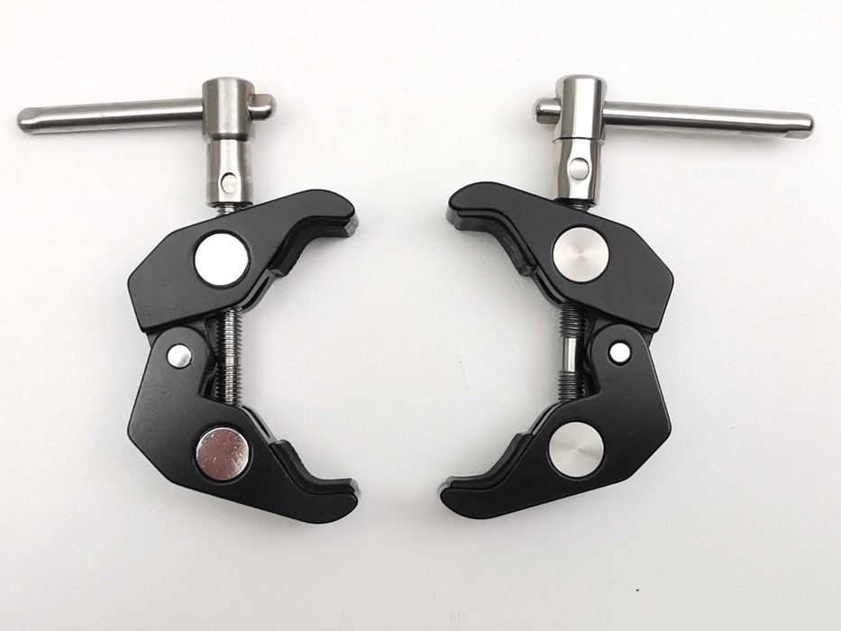 SmallRig SR-1138 професионална клампа с 1/4'' винт и двойна глава за монитор или осветление