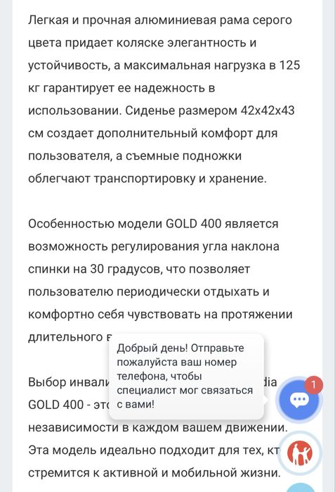Инвалидная коляска прогулочная