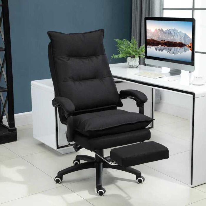 Офис стол Vinsetto с функция за масаж,  функция за накланяне и въртене