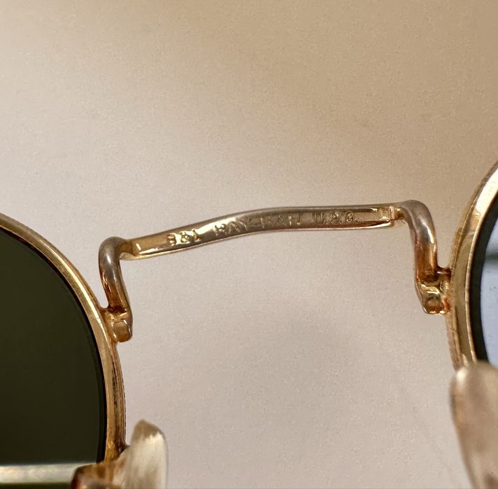 Ray Ban B&L USA Oval 48mm – Оригинални винтидж с двойна гравировка