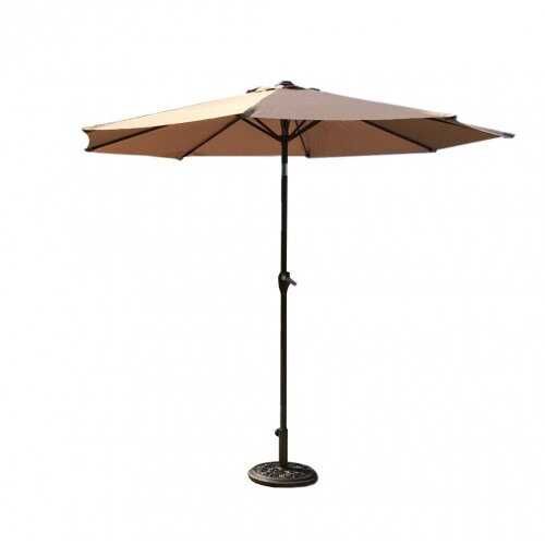 Umbrela gradina 3m 8 spite bej / verde