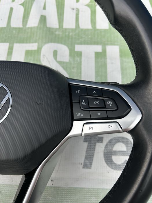 Volan din piele cu airbag, padele Volkswagen Tiguan 2020