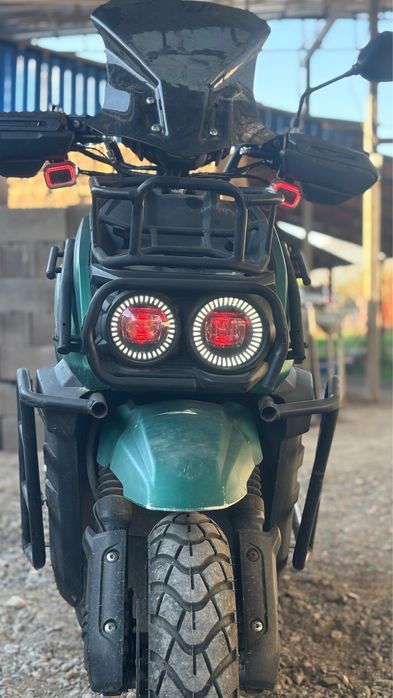 Мотоцикл зеленый жасыл