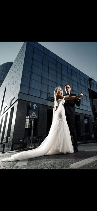 Rochie mireasa sirena corset