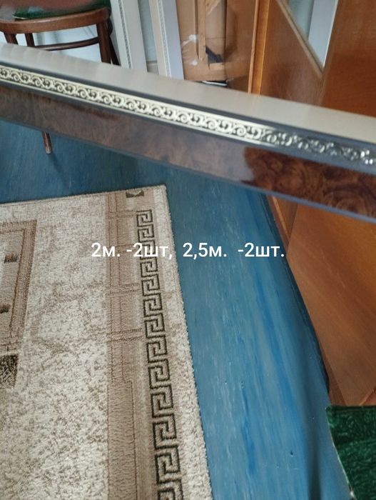 Карниз с декоративной  планкой .