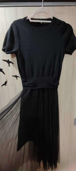 Дамска черна рокля