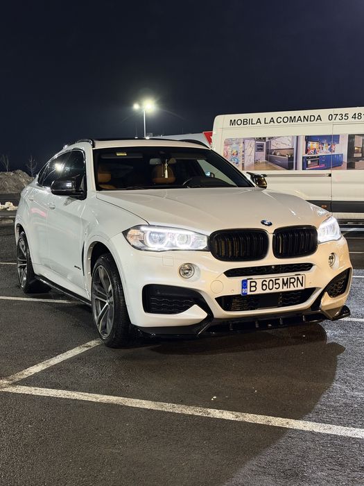 BMW X6 xDrive30d M Sport 2016, Alb Perlat, Full, Proprietar