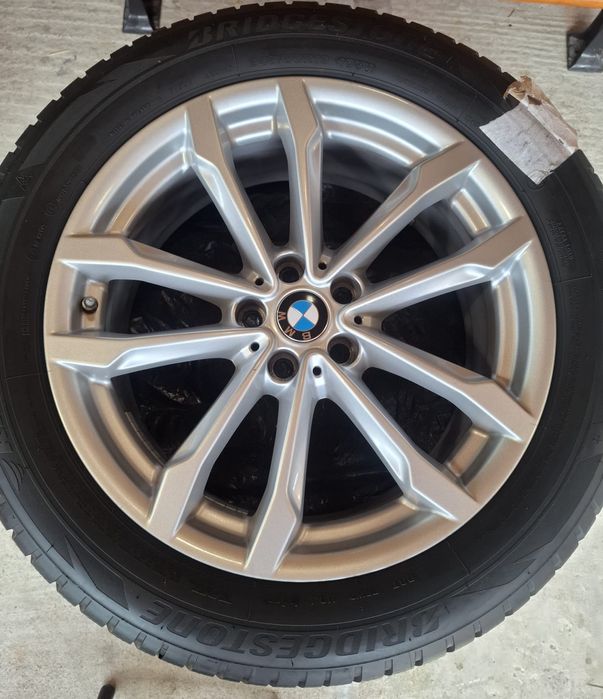 Jante BMW  X3  X4  R19" G01  G02  Seria 5 G30 5x112 cu anvelope Brigdestone RFT 245/50/19 DOT5122
