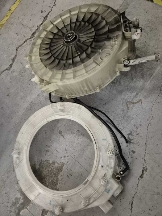 Semicuva fata / spate masina de spalat Samsung slim WF60F4E5W2XLE /R22