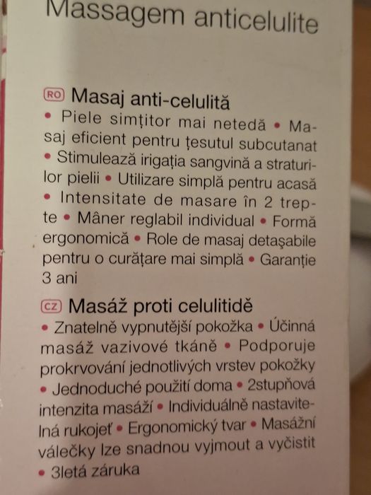 Aparat masaj anticelulitic Sanitas
