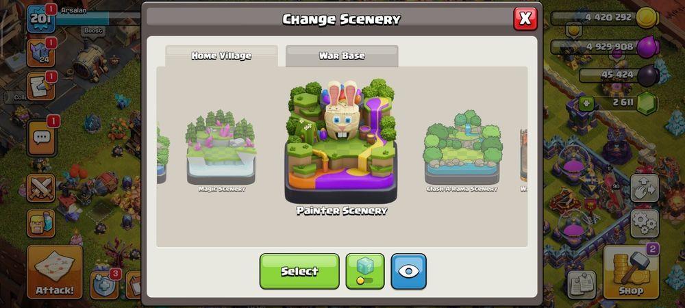 clash of clan account