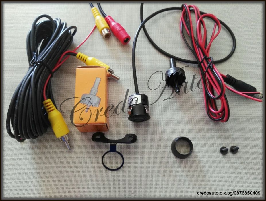 Задна камера със 170 градусов ъгъл(IP67 -68 водоустойчива)