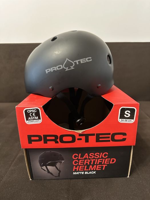Casca protectie skate - bicicleta Pro-Tec 54-56 cm marime S BlackMatte