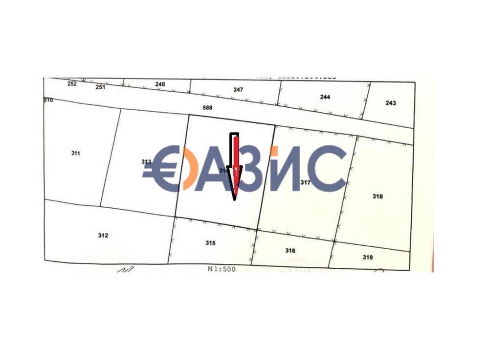 Продава се Парцел в Свети Влас - 519 кв.м за 76 €/кв.м - Снимка #4