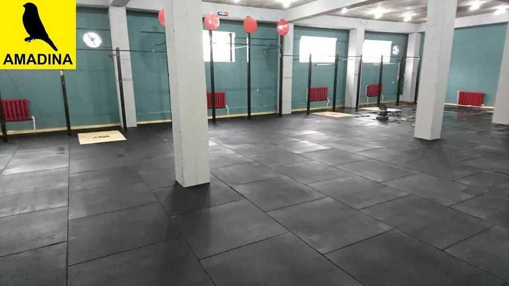 напольное Резиновое покрытие для тренажерного зала