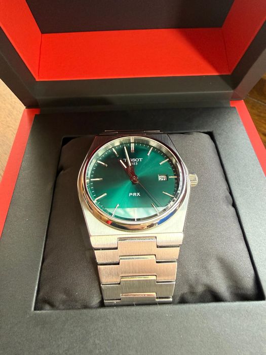 Tissot PRX 40mm зеленые