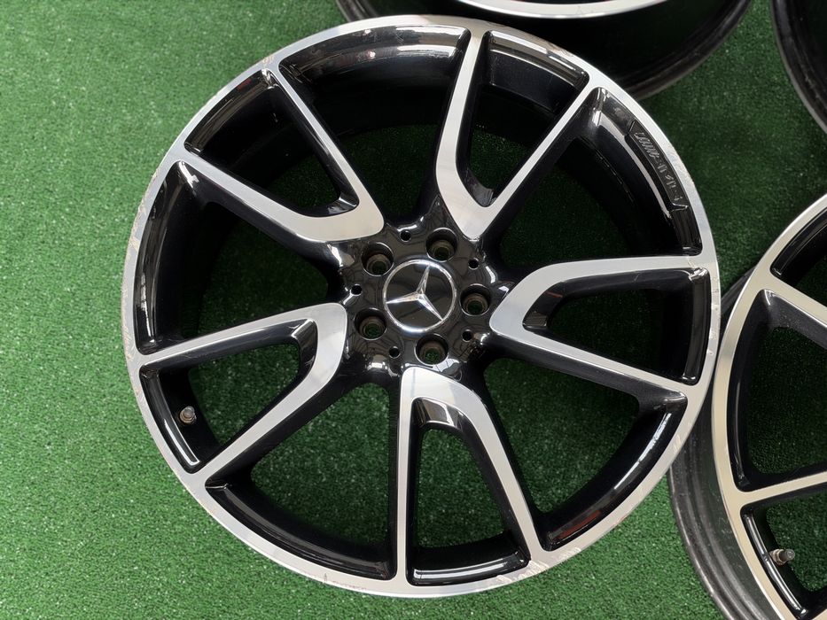 4бр. ОТЛИЧНИ 21” ОРИГИНАЛНИ *AMG* Спорт-Пакет Джанти 5х112 за -MERCEDES-BENZ GLC 43 AMG W253/C253/X253- *8.5J+9.5J, ET40+ET22*