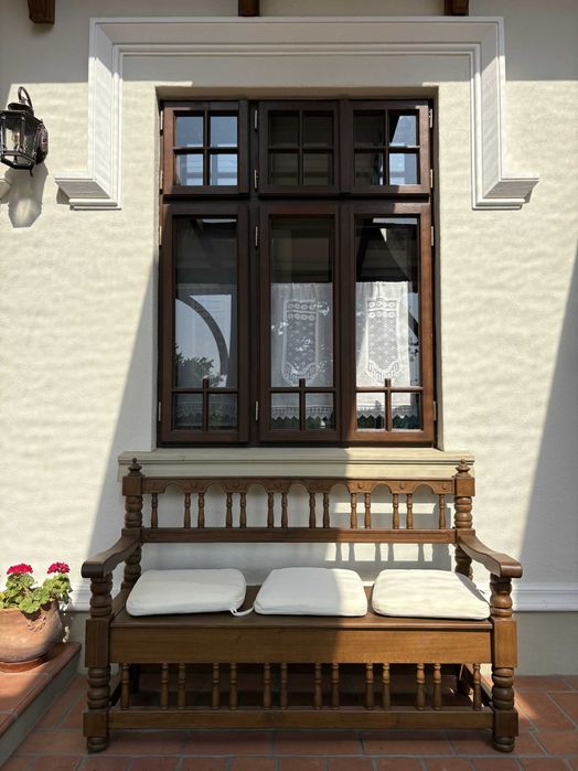 Mobila de interior si exterior/masca de calorifer, canapele lemn masiv