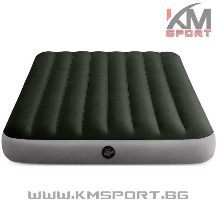 Нов надуваем двоен матрак 191/137/25см с опция за помпа