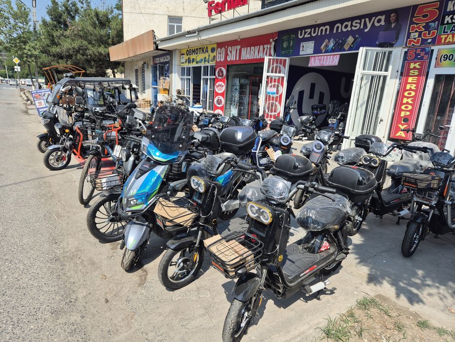 Elektr skuter va 3 g'ildirakli elektr skuterlar tezligi 55dan 70 gacha