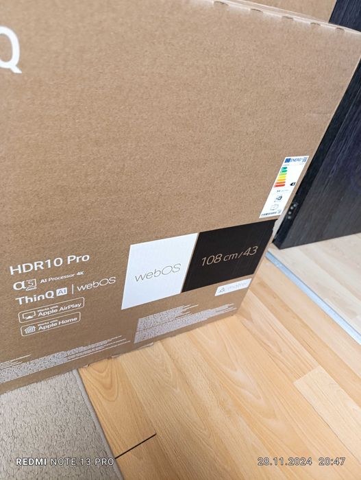 LG 43 инча смарт