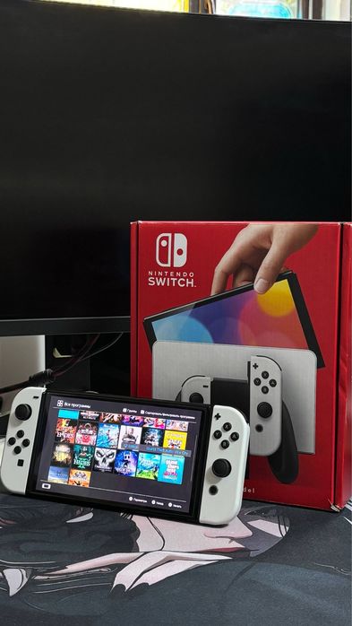 Прошитый Nintendo Switch Oled | 512 Gb | в отличном состоянии