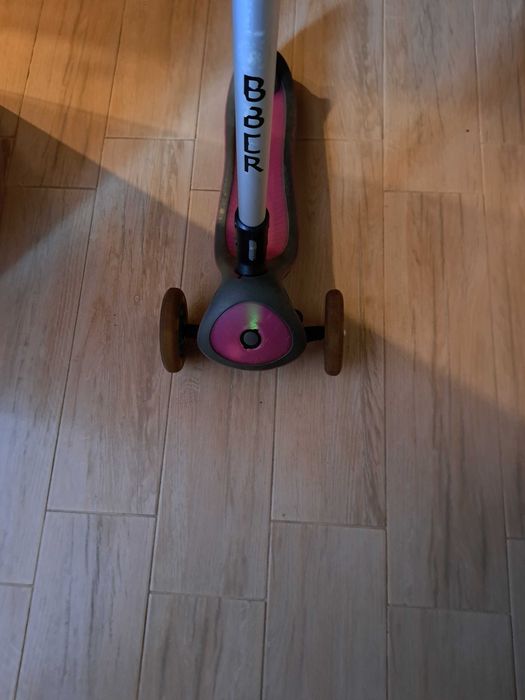 Тротинетка със светещи гуми Glober за момиче,сгъваема