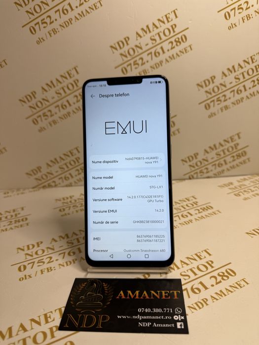 NDP Amanet Braila Huawei Nova Y91(53412)