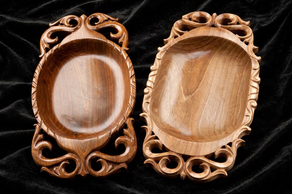 Посуда из дерево