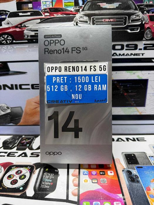 OPPO RENO14 FS 5G / NOU / 512 GB / 12 GB RAM / CreativAmanet
