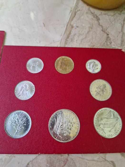 2 броя сет монети Ватикана+сребро