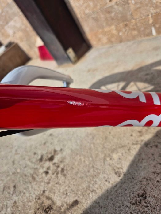 Bicicleta Woom 1 Go rosie, fara pedale, de echilibru