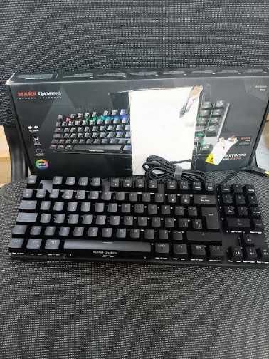 Мехнична клавиатура Mars Gaming MKREVO PRO, RGB геймърска клавиатура