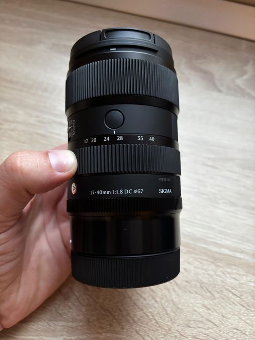 Sigma 17-40mm F1.8 DC Art RF -  nou / doar desigilat