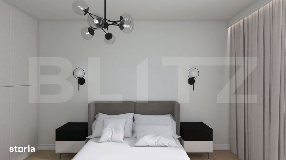 Apartament cu 3 camere in suprafat utila de 81,74 mp si balcon zona Br