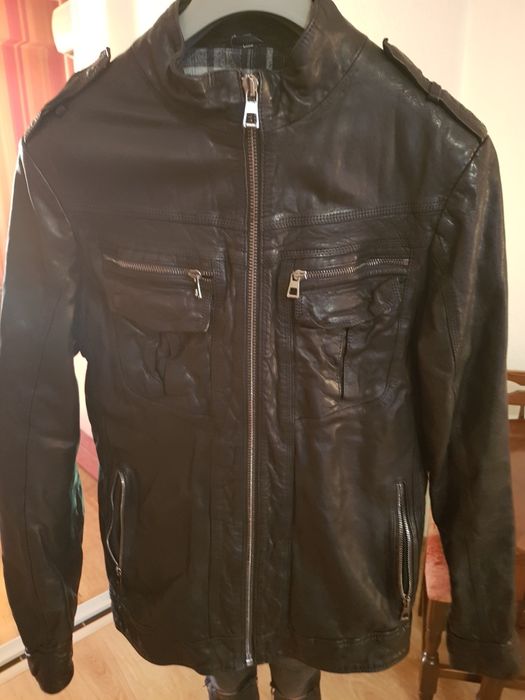 Мъжко Кожено дизайнерско яке