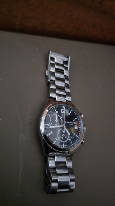 Hamilton khaki navy Pilot H765120