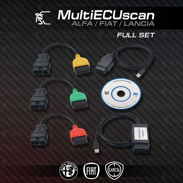 Alfa/Fiat/Lancia Диагностика: MultiECUscan/FiatECUScan