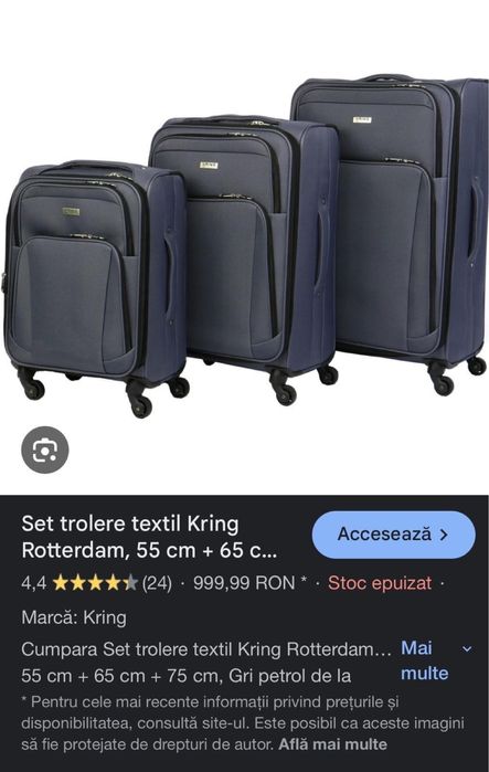 Set 3 trollere KRING