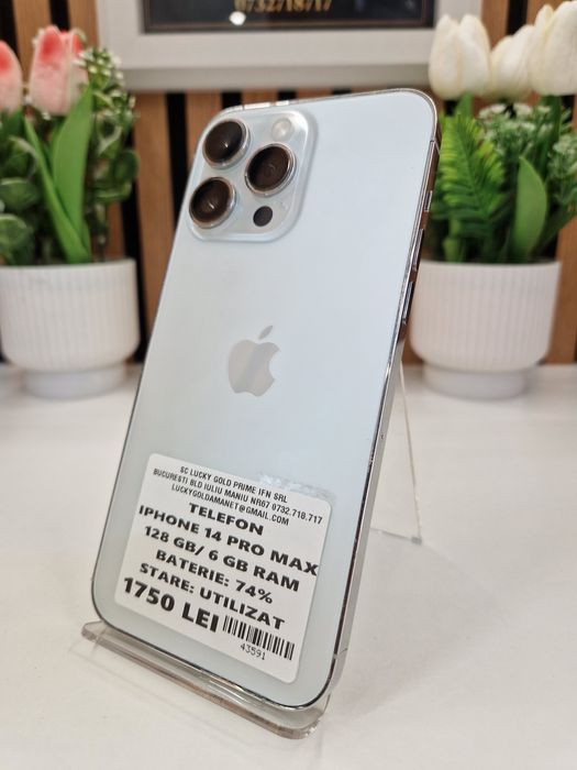 Iphone 14 Pro Max 128GB / 6GB RAM 74% Baterie Garantie! #43591