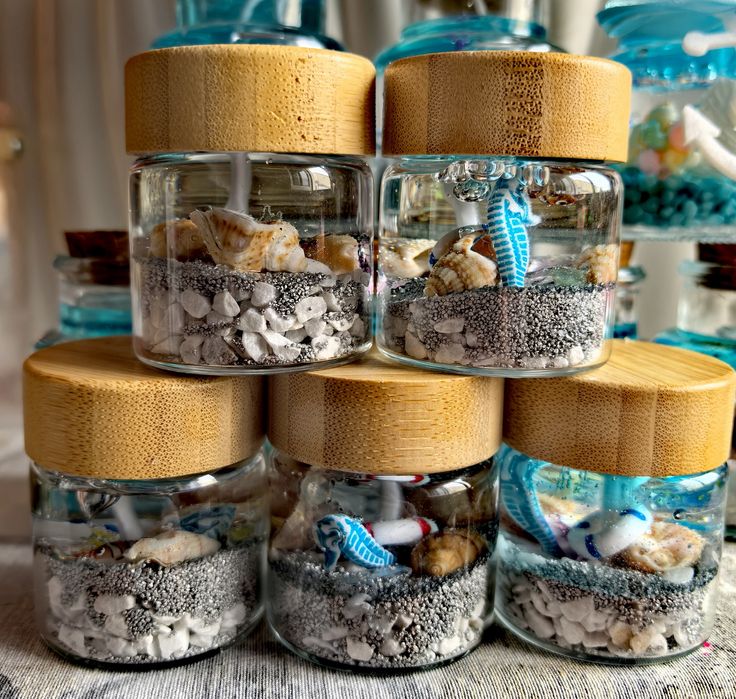 Морски Бурканчета с гел восък