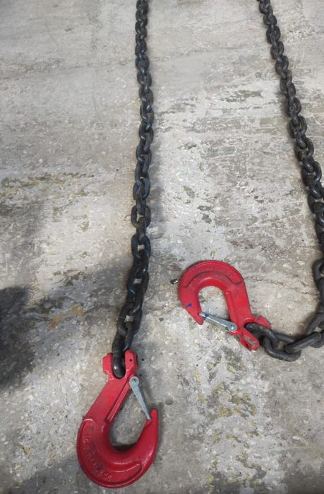 Цепи с крюками новые