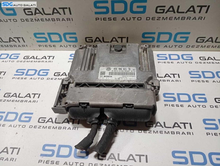 ECU Calculator Motor Skoda Octavia 2 1.9 TDI BXE 2004 - 2013 Cod 03G906021TB 03G906021AN 0281014711 [M4393]