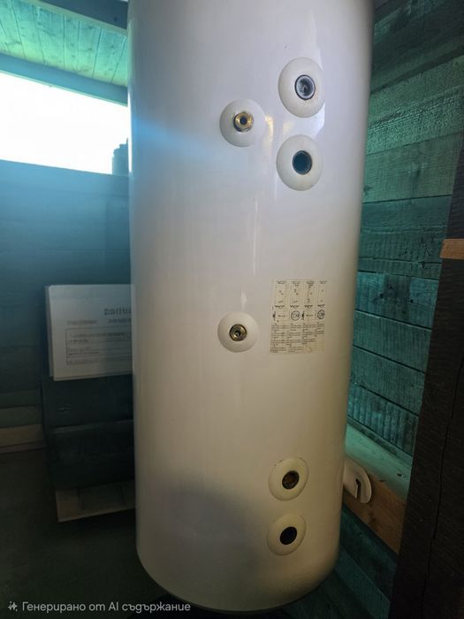 Бойлер Eldom 150 л 3kW вертикален с 2 серпентини (паралелни) десни/емайлира