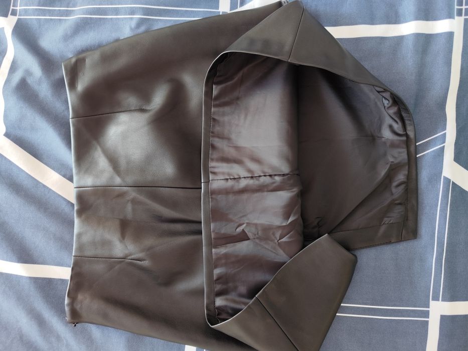 Къса кожена пола River Island