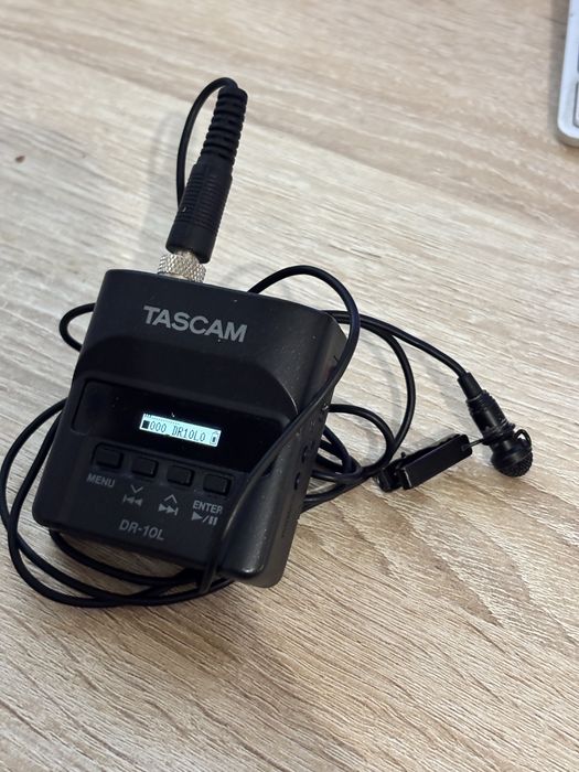 Lavaliera recorder audio Tascam DR-10L