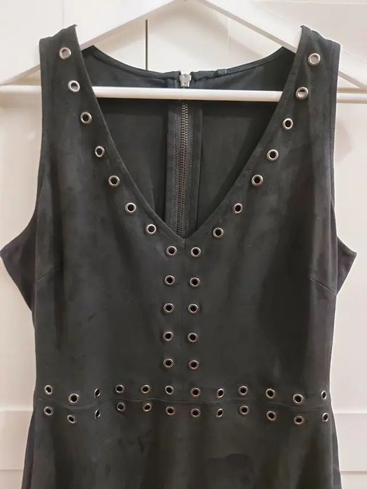 Rochie Stradivarius, piele intoarsa, marimea M