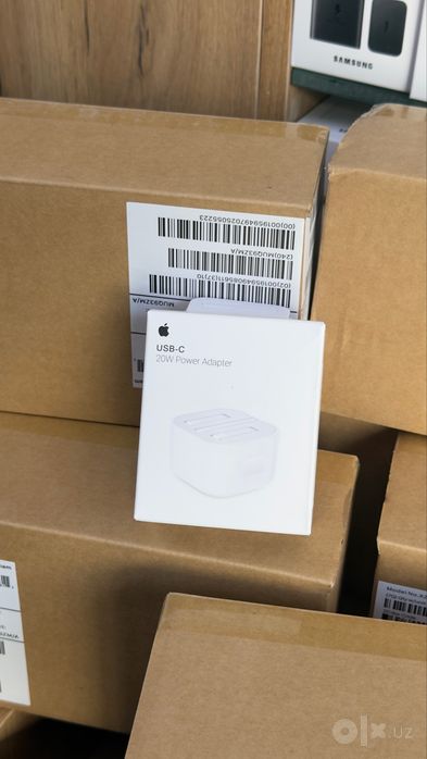 IPhone uchun Apple USB-C 20W tarmoqli zaryadlash qurilmasi, oq rang