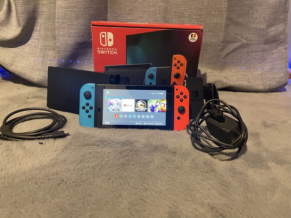 Nintendo switch standard edition | jocuri +card micro sd |